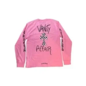 T-shirt à manches longues Chrome Hearts rose